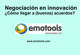 Amalio Rey: “Negociación en transferencia de tecnología”